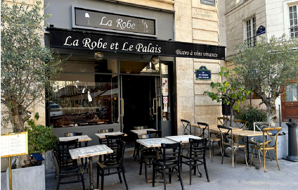 Restaurant La Robe et le Palais terrasse