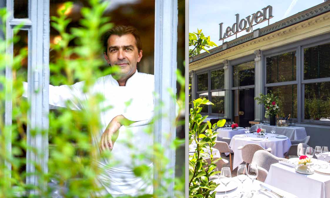 La terrasse du Restaurant Pavyllon Ledoyen à Paris 8ème