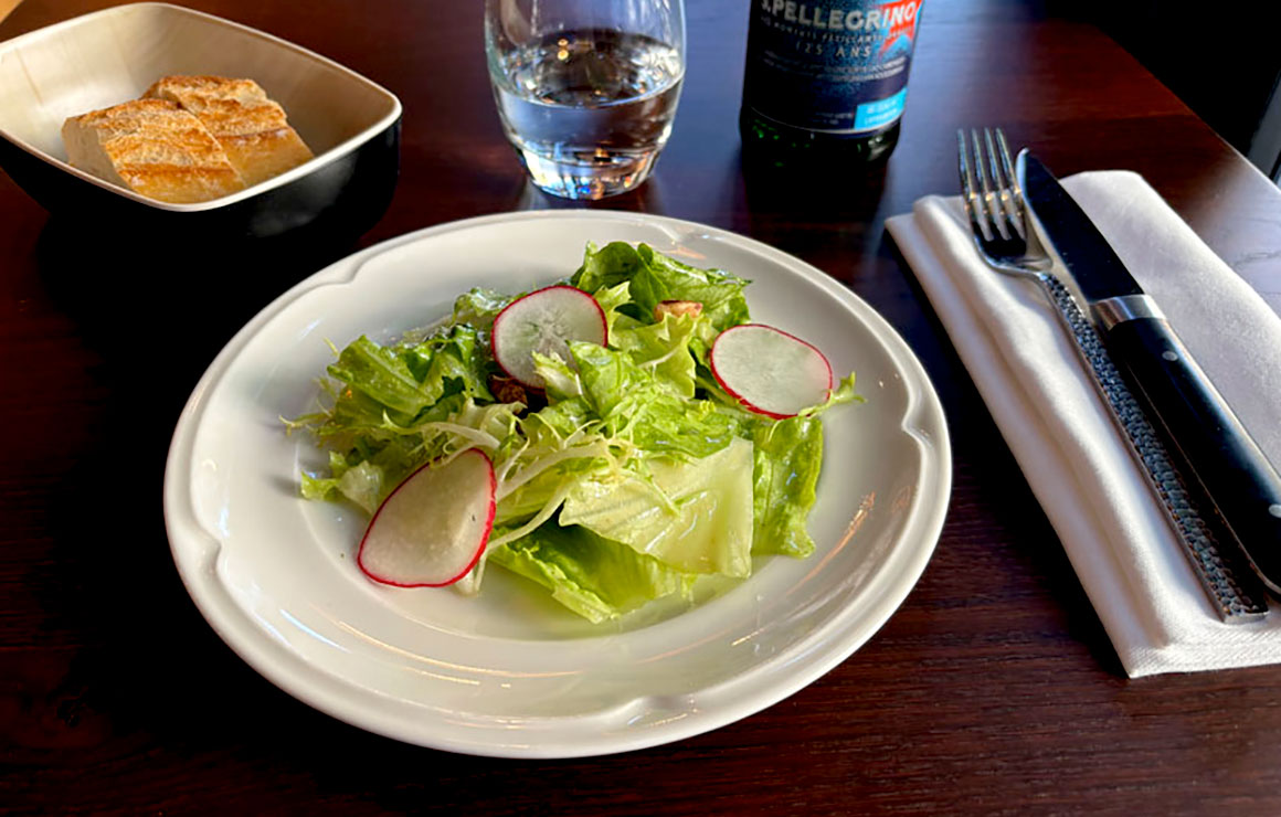 Restaurant L'Entreboeuf salade en entrée