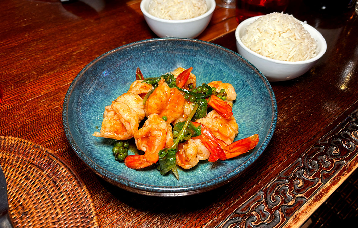 Restaurant Royal Thai crevettes