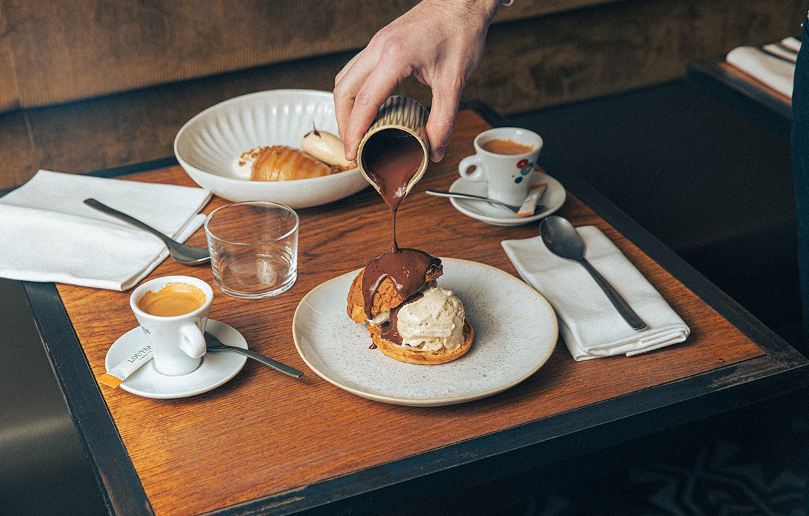 Colvert profiteroles