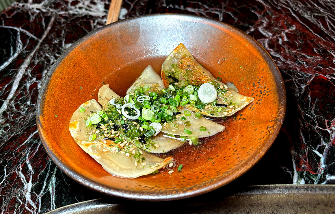 Restaurant Vesper Gyoza de canard