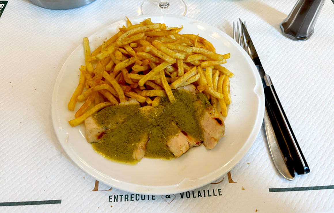 L'Atelier Entrecôte et Volaille plat