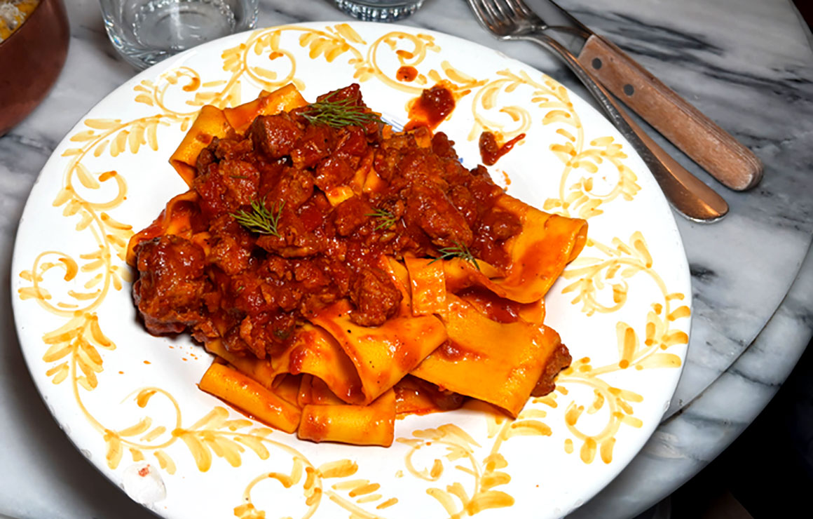 Mamma Primi Pappardelle au ragoût